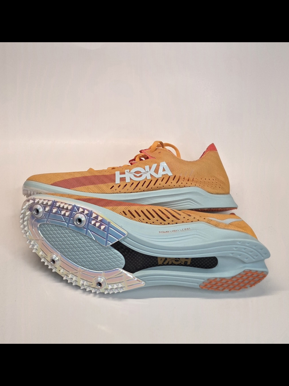 New Hoka Shoes Radiant Yellow Cielo X LD Track & Field Unisex Men 9.5 & 10